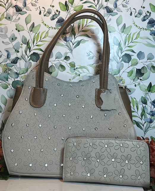 Daisy Tote and Wallet Set
