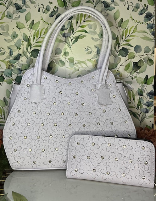 Daisy Tote and Wallet Set